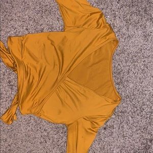 Long  sleeve crop top